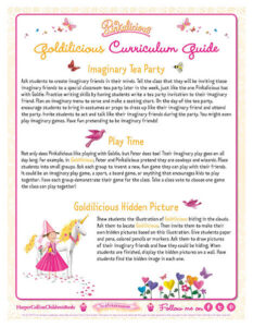 Goldilicious Curriculum Guide