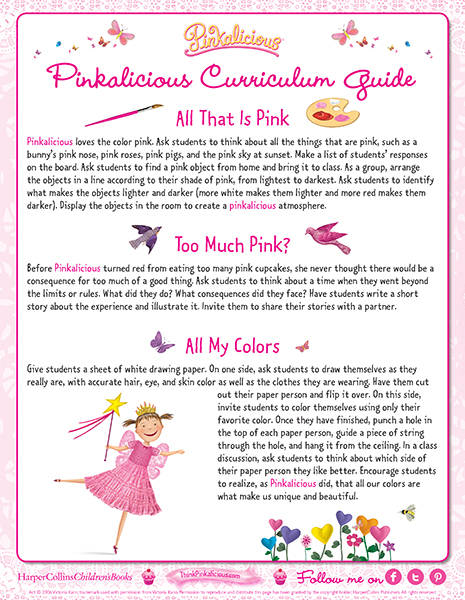 Pinkalicious Curriculum Guide