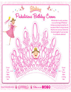 Pinkalicious Birthday Crown