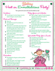 Host an Emeraldalicious Party