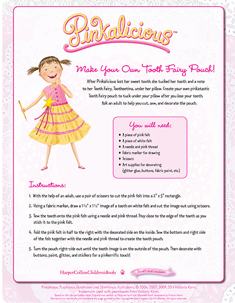 Make Your Own Tooth Fairy Pouch