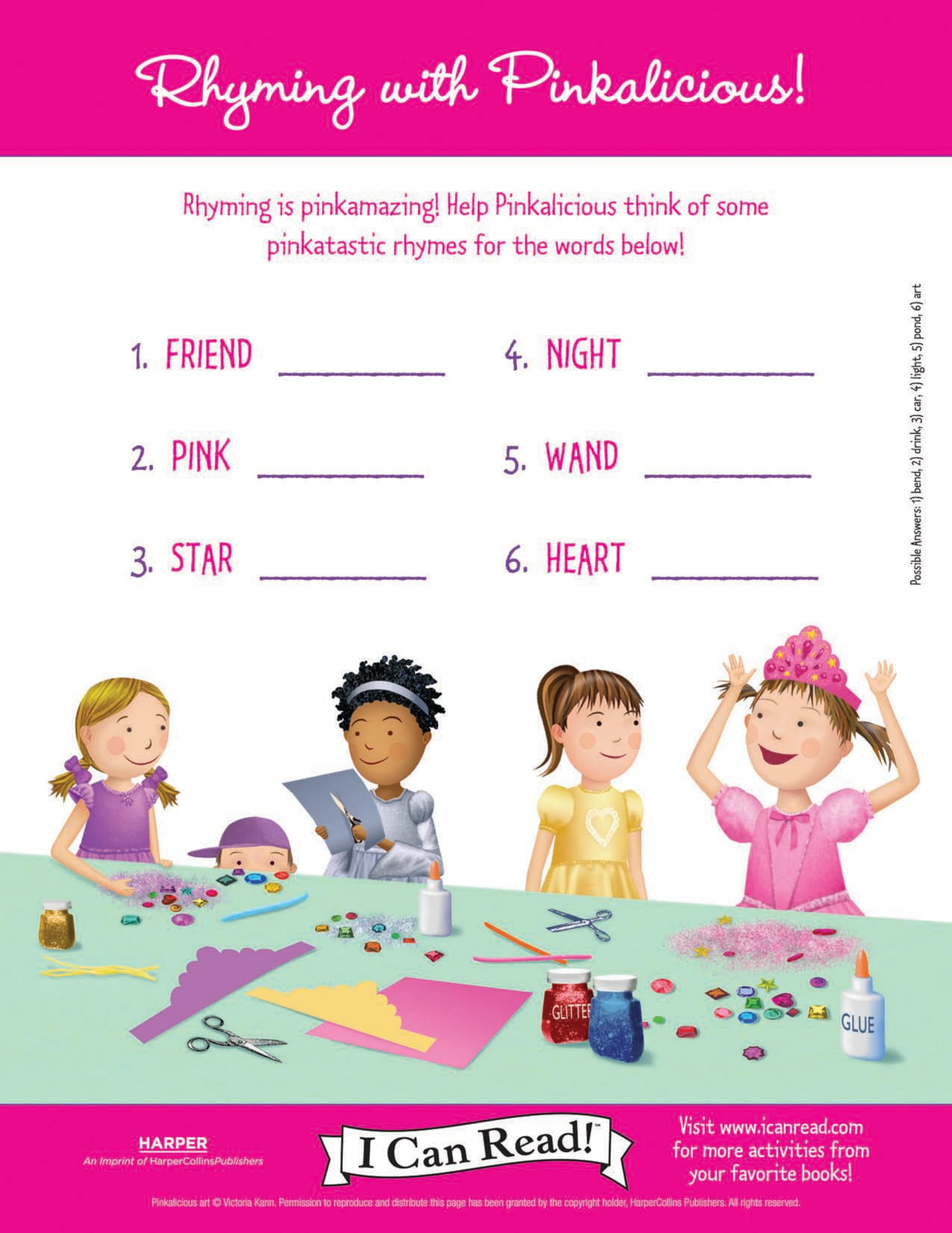 Rhyming with Pinkalicious