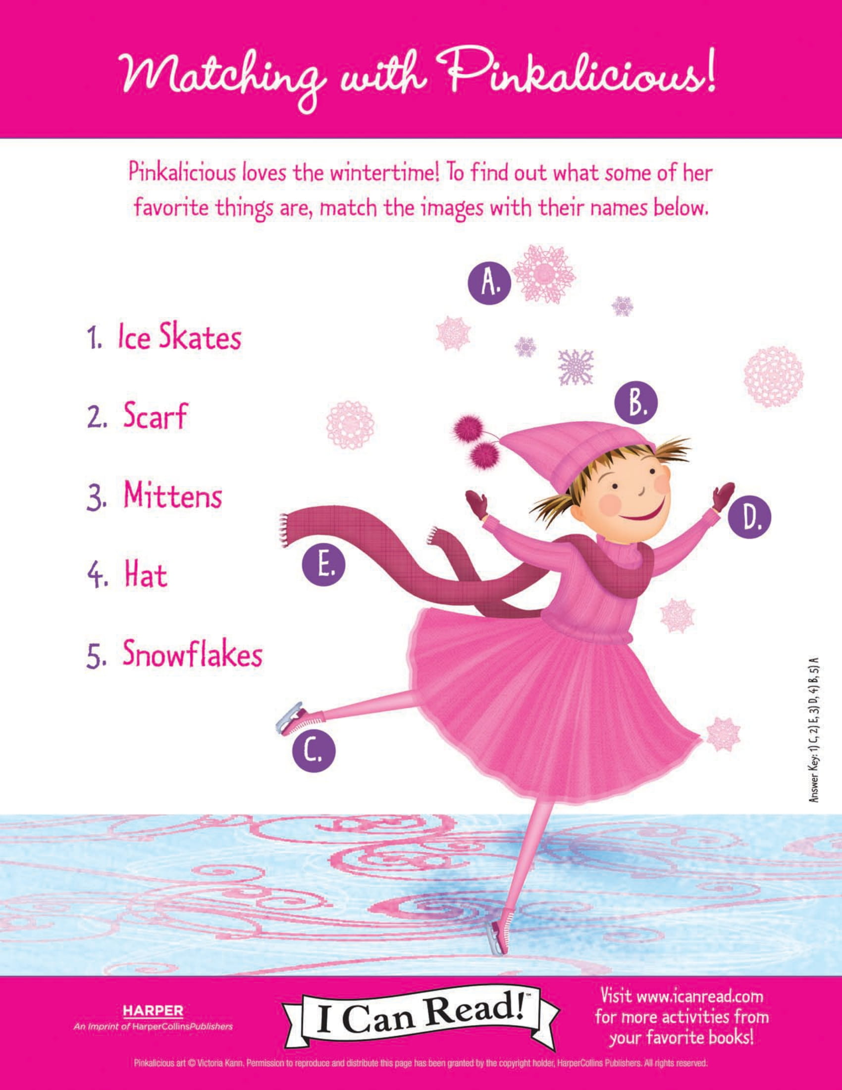 Matching with Pinkalicious